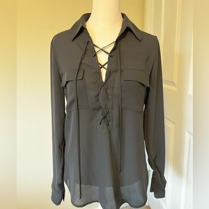Express lace up shirt